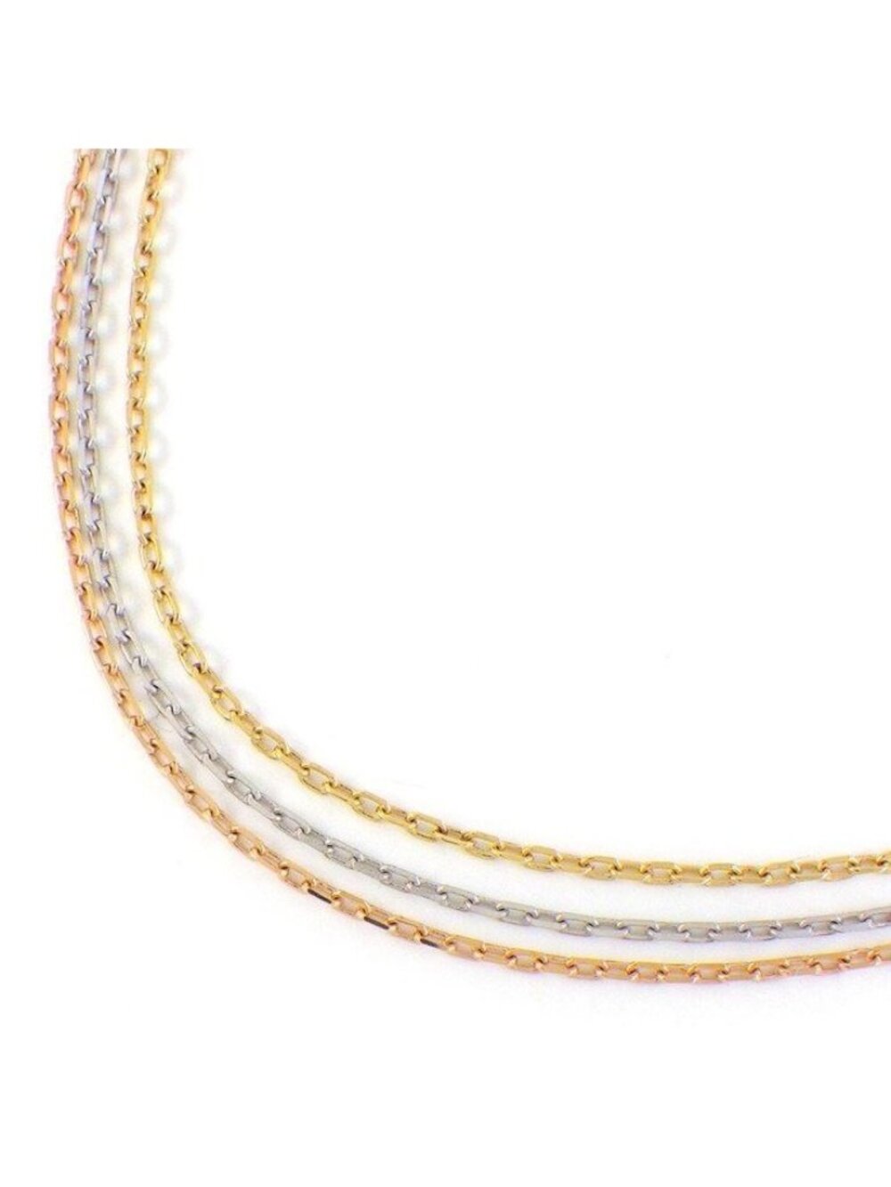 Cartier Necklace Trinity Chain Three